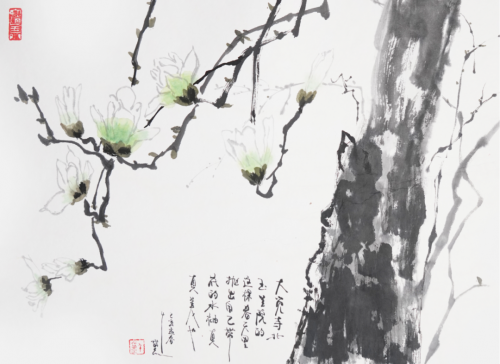 “薪传——王广才刘曦林千黛中国画联展”在东莞观音山展出