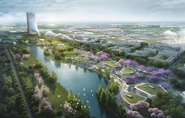 成都高新西区2022年实施重点项目53个 已完成投资129亿元_fororder_清水河景观慢行项目