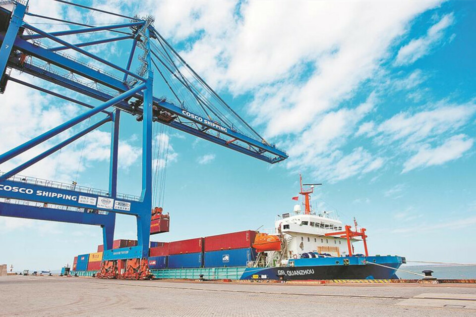 中国泉州俄罗斯远东航线围头港首航