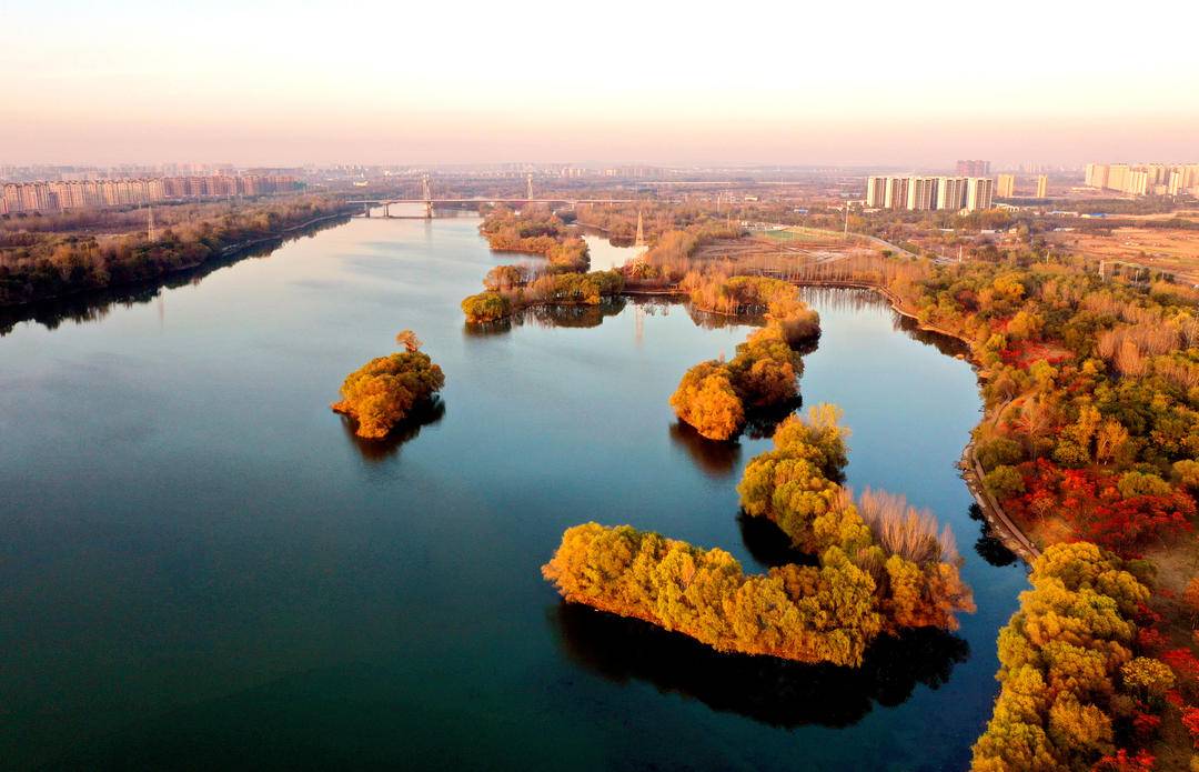 瀋陽：灘地公園秋景美