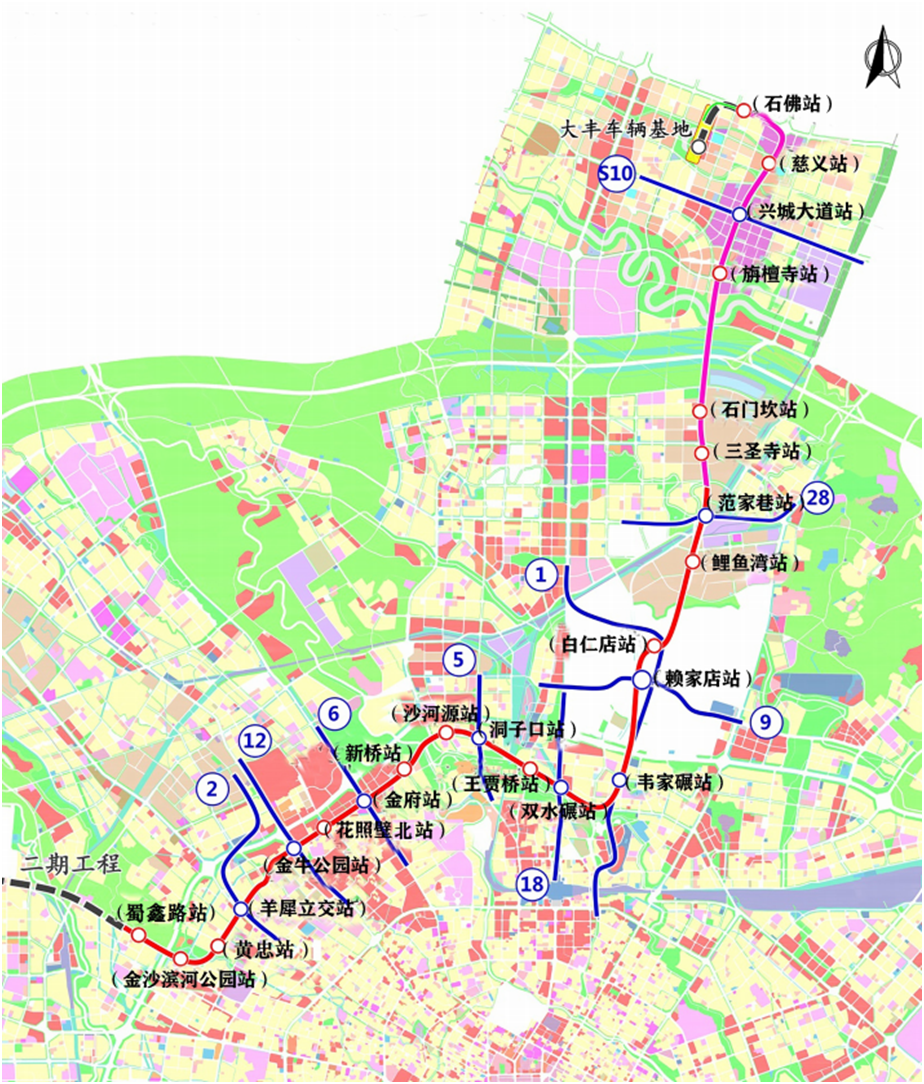 成都轨道交通27号线一期工程羊犀立交站主体结构顺利封顶