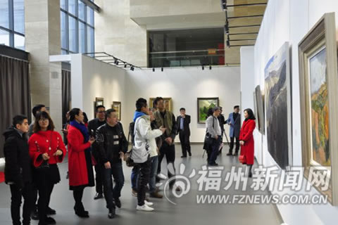 “意寫群山·王輝油畫藝術展”在福清開幕　向市民免費開放