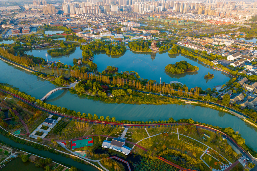 古城淮安秋色美