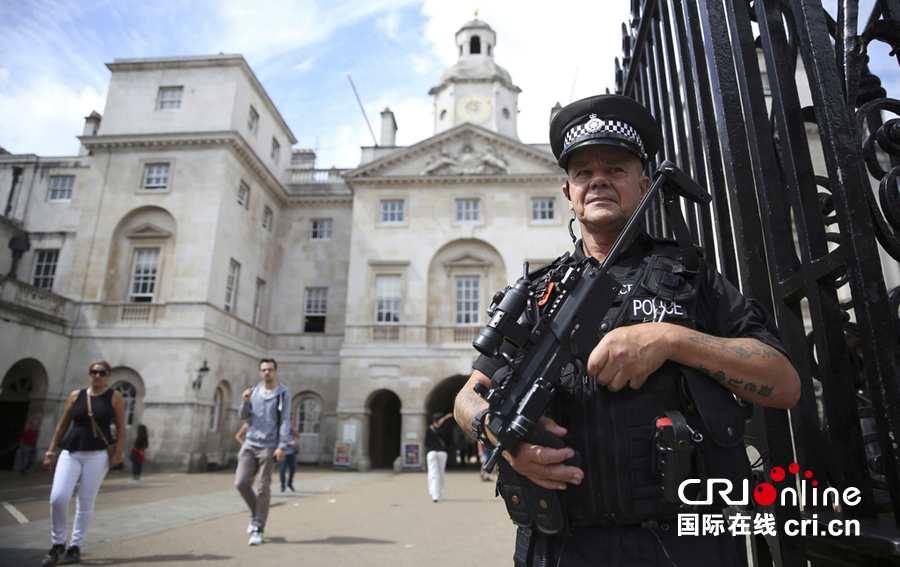 英国警察配枪图片