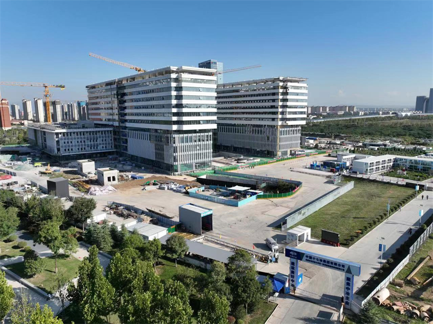 西安国际陆港医院项目获评“市级文明工地”称号_fororder_dd78c9603d84e6bcbdc7bfa6aeb4b98