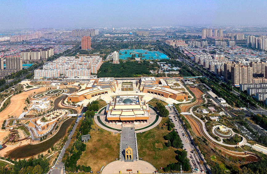 河南安陽：中國文字博物館續建工程開足馬力  擬於近期開放