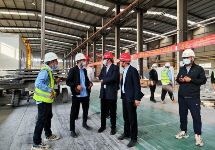 中建交通山东公司举行2022年工程质量观摩会