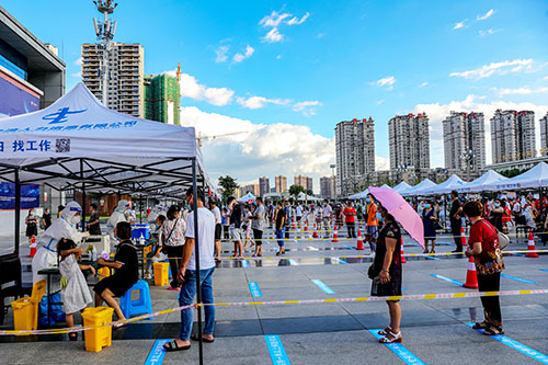 英雄故乡中江 十年砥砺奋进——医疗卫生篇_fororder_大规模核酸检测