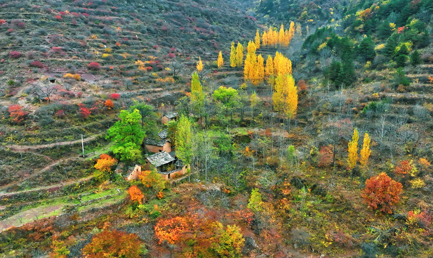 古村勝景：一幅“挂”在太行山上的油畫