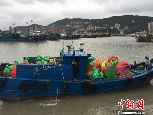 马尾35组花灯送马祖共庆元宵佳节 马尾35组花灯送马祖共庆元宵佳节