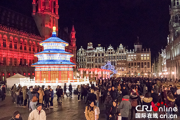 “点亮欧洲心脏”大型元宵灯展亮相比利时首都布鲁塞尔