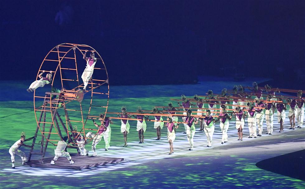 奥运会开幕式举行