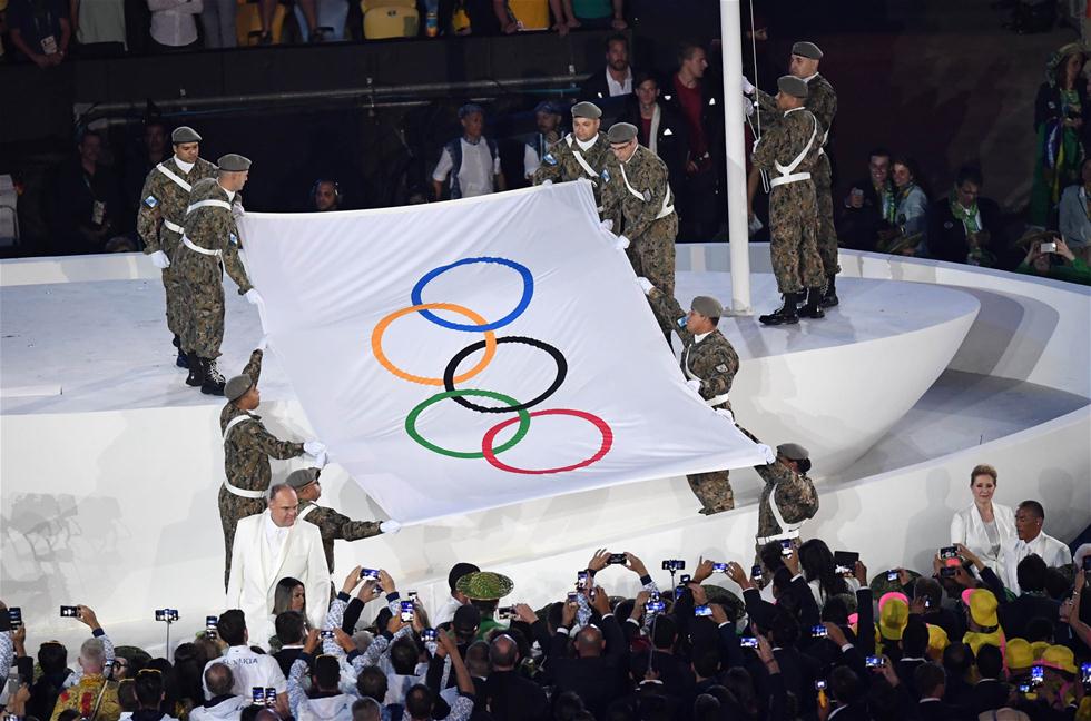 奥运会旗升旗仪式