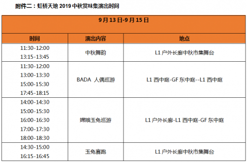 上海虹橋天地2019世界音樂·秋日集 打造獨具風格的西上海金秋微旅行目的地