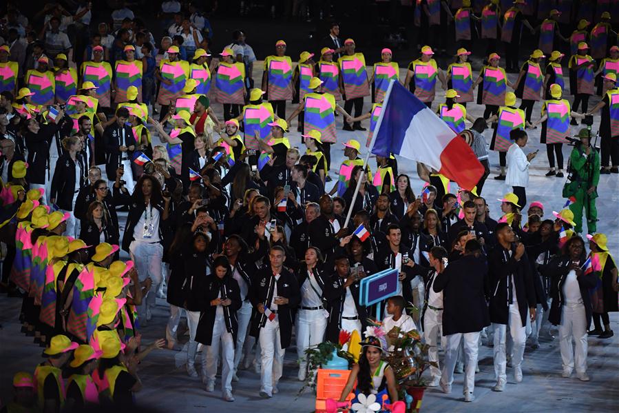 第31届里约奥运会各国运动员入场