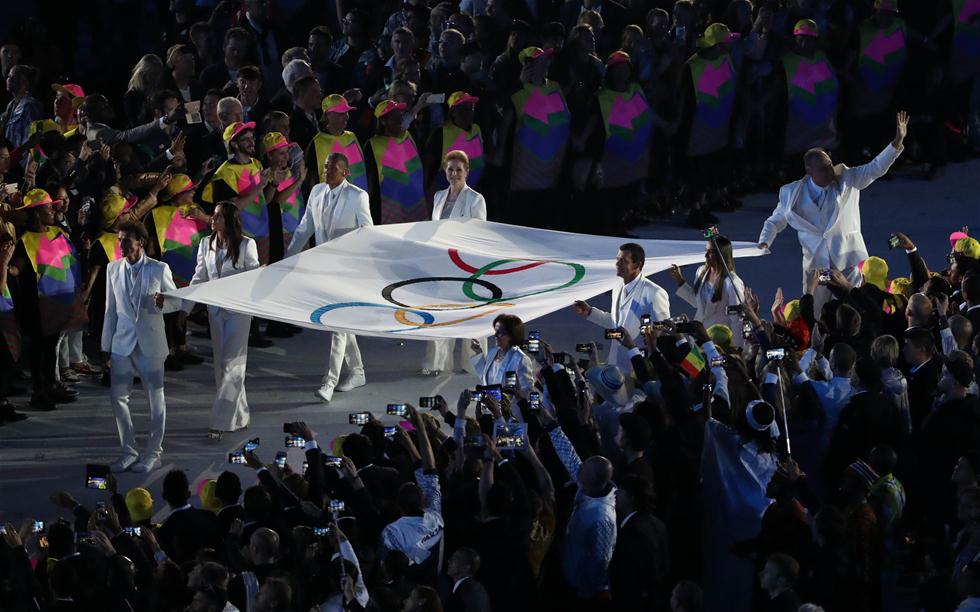 奥运会旗升旗仪式