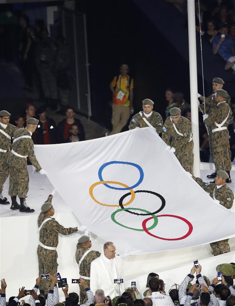 奥运会旗升旗仪式