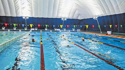 寧夏首家氣膜式游泳館亮相惠農區