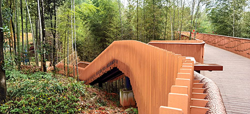 聚焦竹产业发展 媒体代表采风团走进宜宾_fororder_蜀南竹海“竹尖漫步”景点-摄影-高学兵