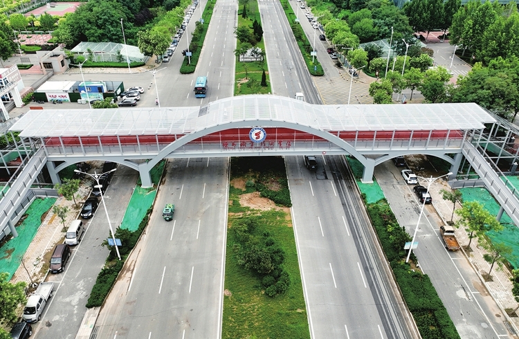 德州|中心城區今年建設六座過街天橋——人車分離 打通城市交通“微循環”