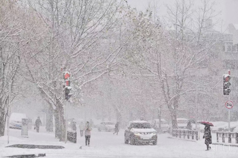 大連初雪，在冬天開始的這天