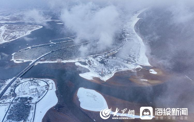 山東榮成：冬日雪景 美如仙境