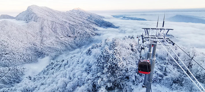 漂亮！雪后的瓦屋山宛如童话世界_fororder_摄影--石天云3