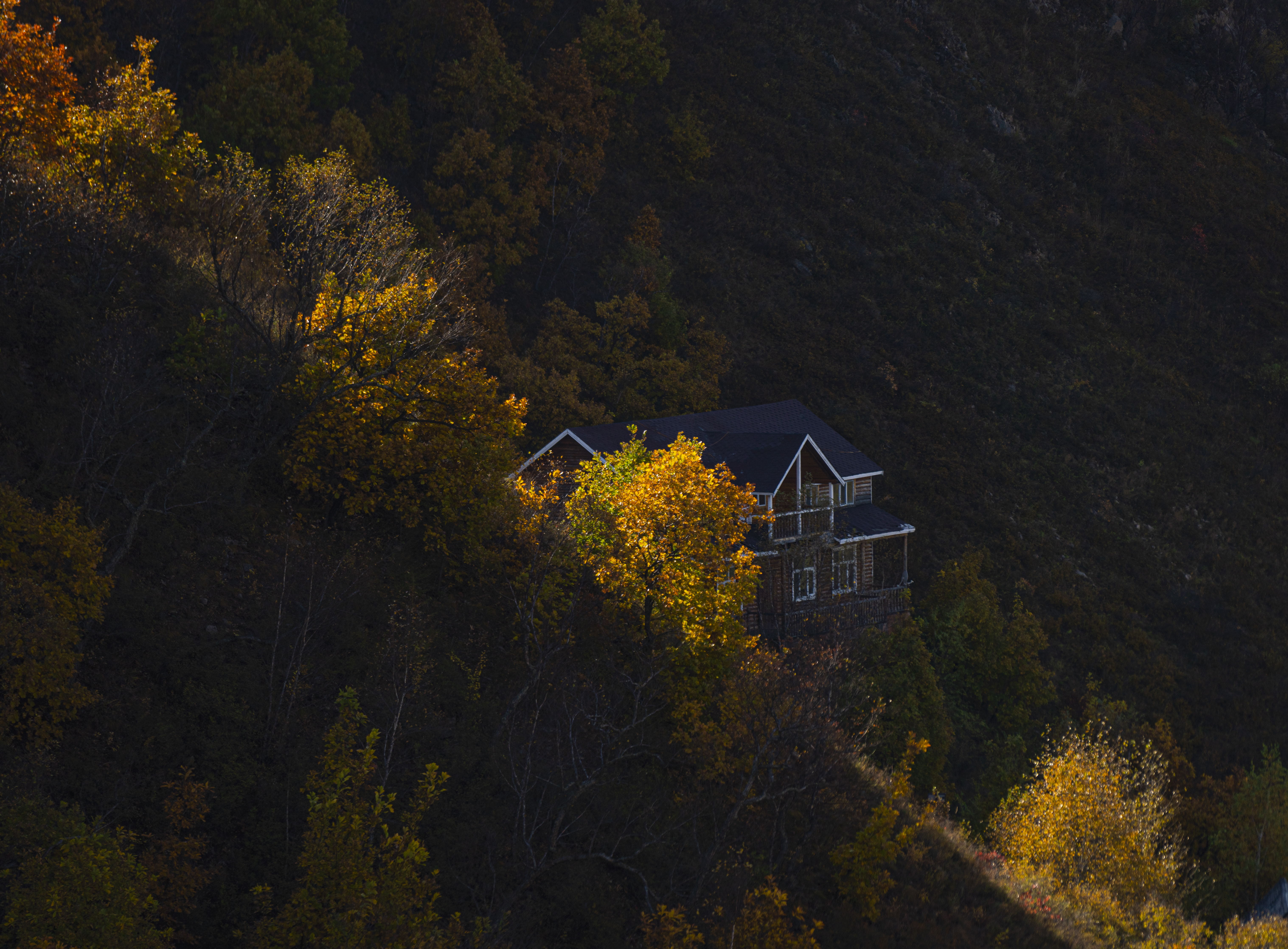 内蒙古阿荣旗：晚秋，登图博勒峰_fororder_1