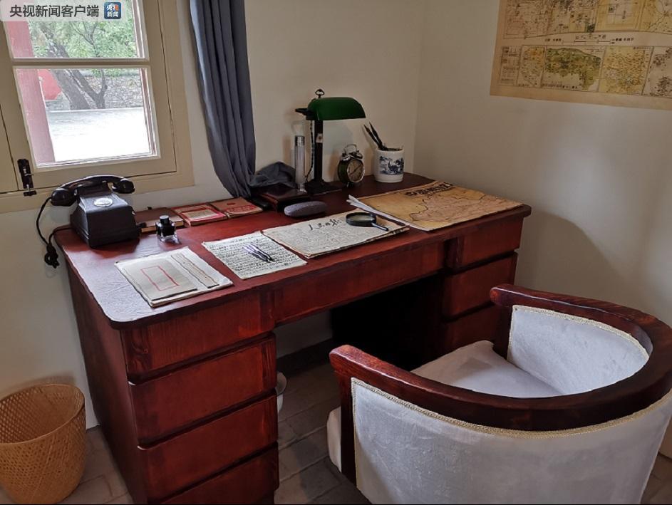 朱德同志办公室.(央视记者杨立峰拍摄)