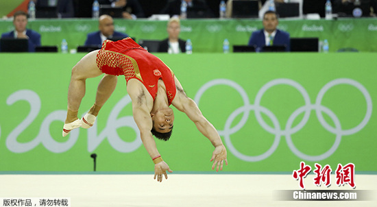 裏約奧運中國體操男團摘銅 跳馬失誤吊環優勢未顯