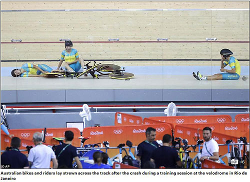 慘!澳自行車隊訓練4車相撞 世界冠軍重傷進醫院