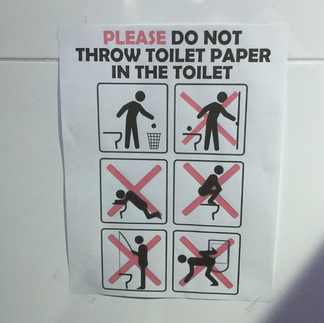 搞笑！里约奥运会场馆厕所新规 请别在这钓鱼