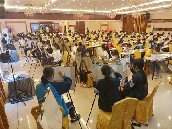 （发城市频道）海口市琼山区教育系统举办2022年中小学生美术比赛_fororder_海南1