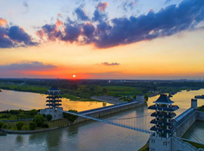 Huai'an Water Interchange Junction Offers Visitors A Great View of Crossing Canals_fororder_微信图片_20221121102804
