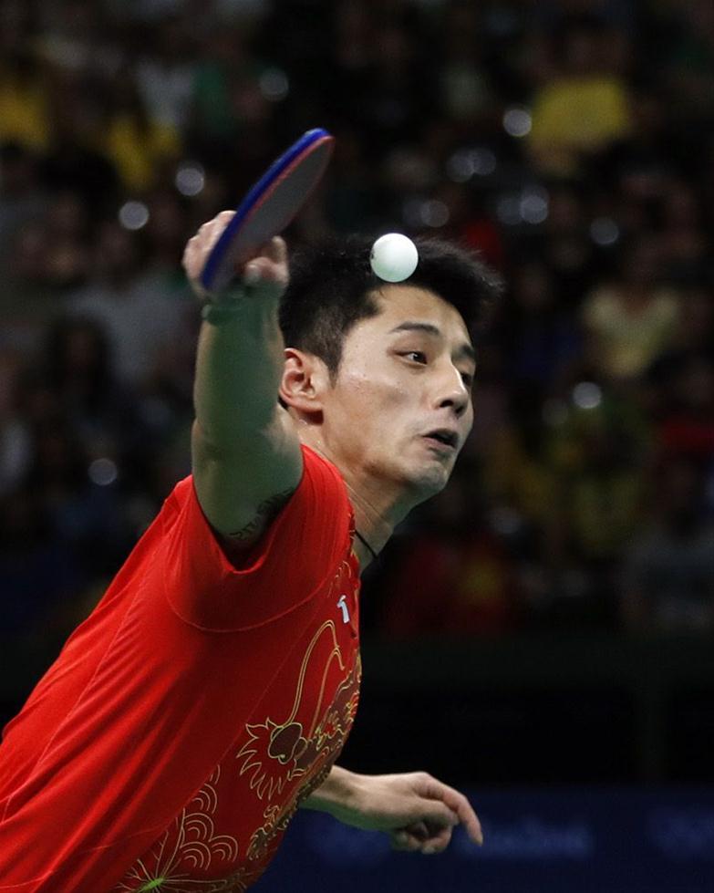 张继科晋级乒乓球男单四强