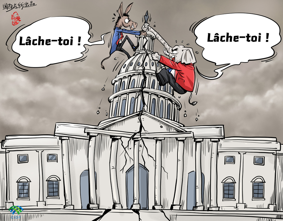 【Actualité en caricatures】Porter la « division » jusqu'au bout!_fororder_法语版