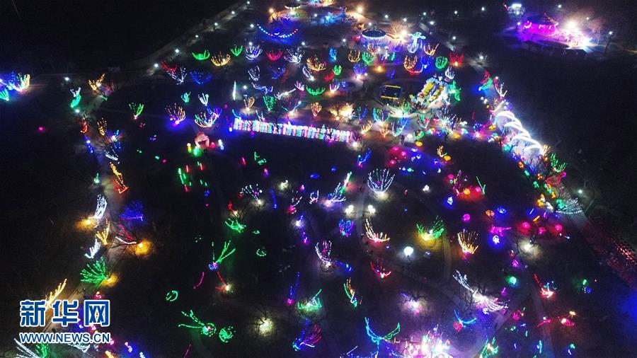山东郯城:绚烂彩灯迎元宵 山东郯城:绚烂彩灯迎元宵