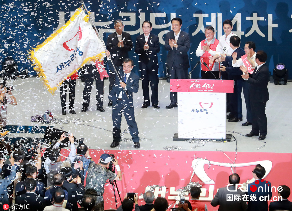 韩国议员李贞铉当选执政党新世界党新党首(高清组图)国际在线