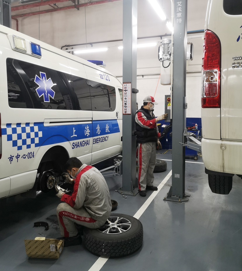【图说上海】“120”维修班组全员在岗 只为保障上海急救车运行安全