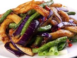 Stir-fried Eggplants