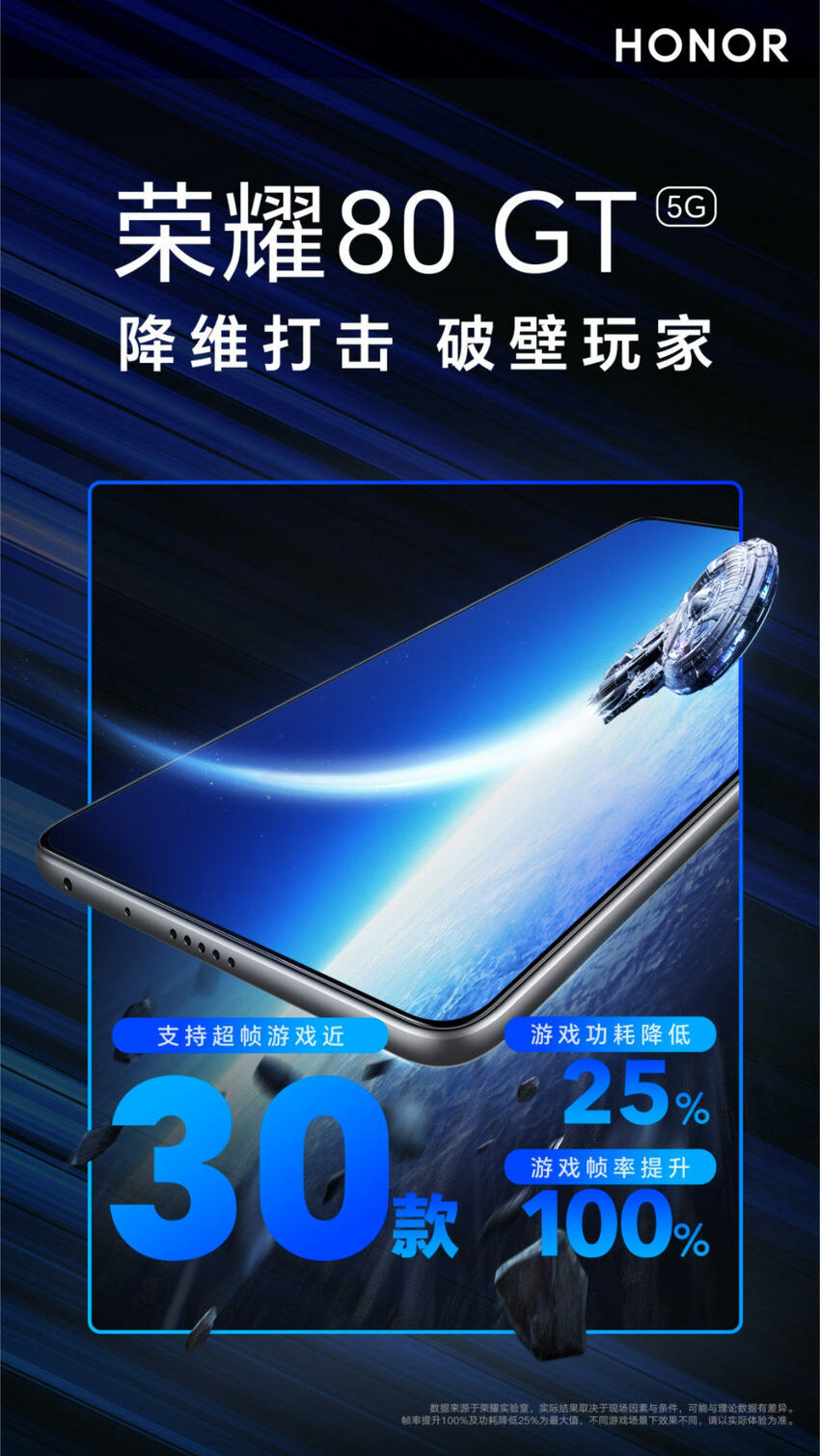 荣耀80 GT超帧双芯计划再曝新亮点:2160Hz高频PWM调光护眼到顶