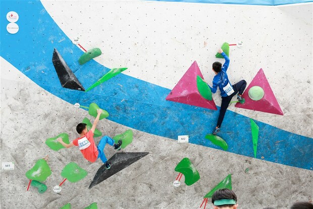 【热点新闻】攀岩比赛首次正式亮相上海市运会