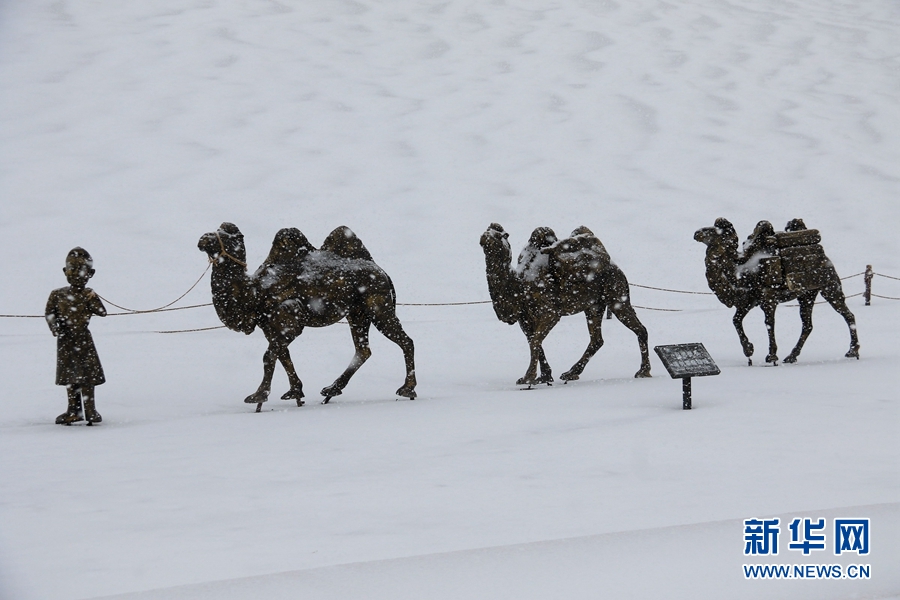 【轮播图】雪落鸣沙山月牙泉_fororder_3