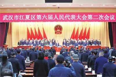 武汉江夏区第六届人民代表大会第二次会议胜利闭幕