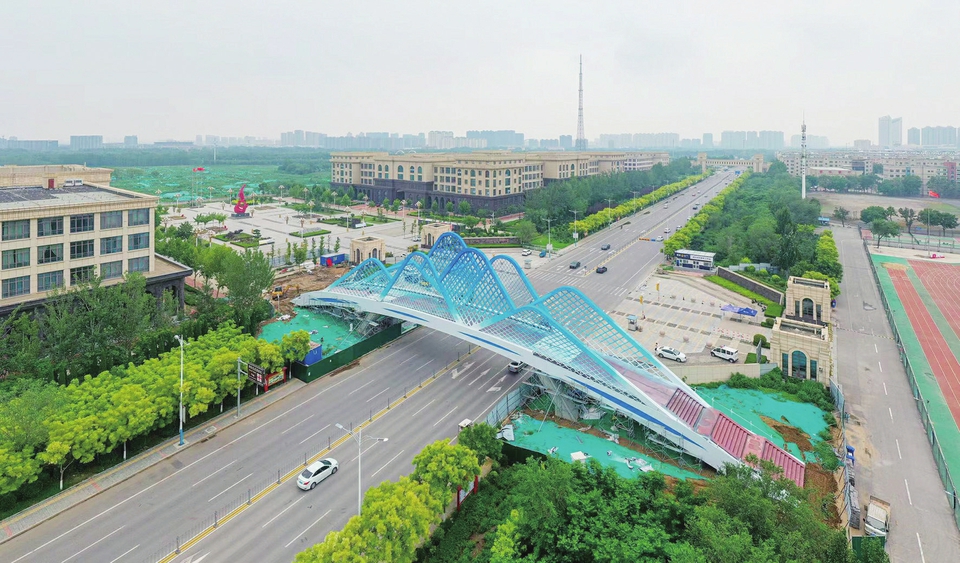 德州|中心城区今年建设六座过街天桥——人车分离 打通城市交通“微循环”