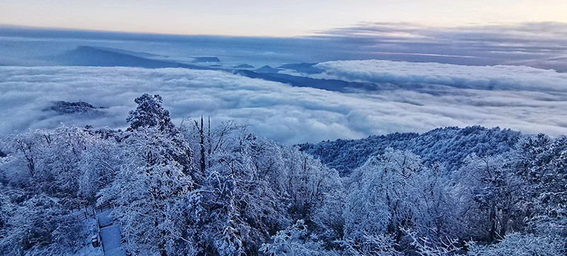 漂亮！雪后的瓦屋山宛如童话世界_fororder_摄影--石天云2
