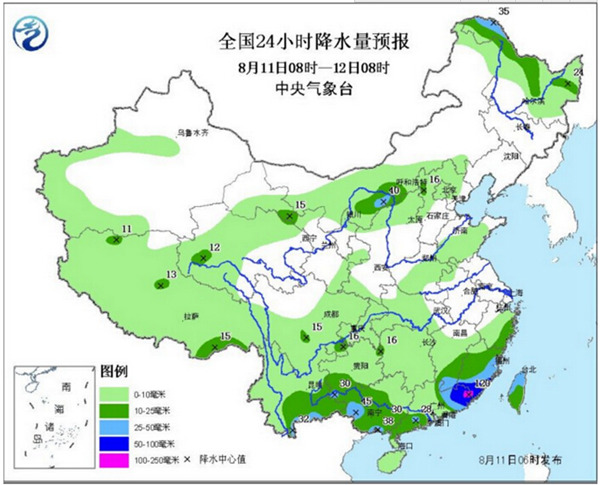 东北华北等迎较强降雨 中东部高温持续