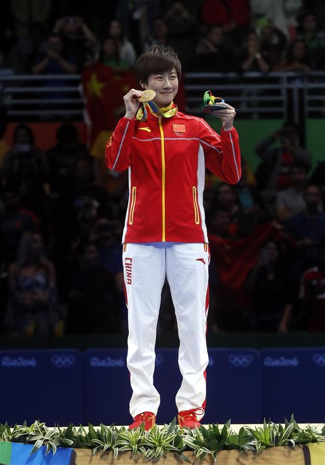 丁宁4-3力克李晓霞加冕女单大满贯 夺中国第10金