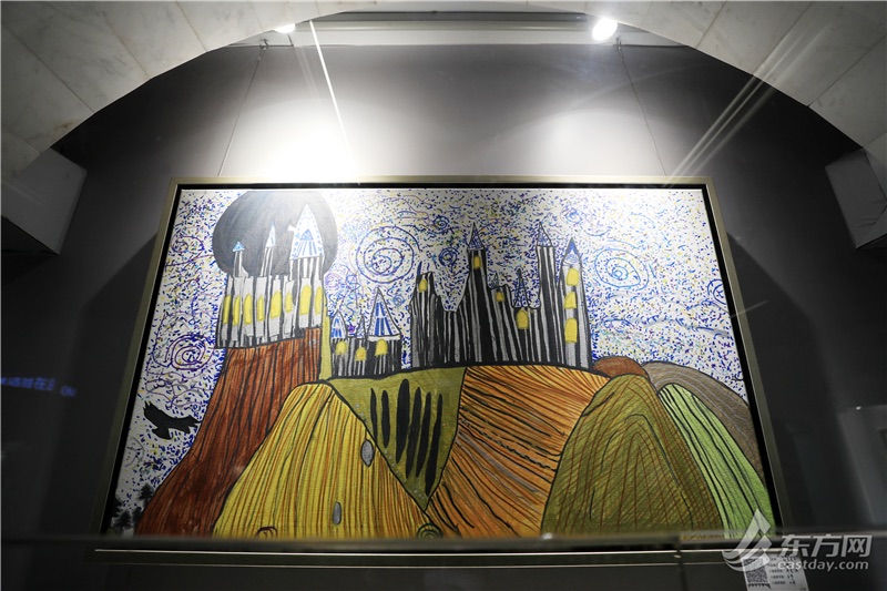 【文化旅游】46幅艺术画作亮相上海中山公园地下风景线