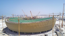 寧夏黃韜睿在卡塔爾參與建造“大金碗”